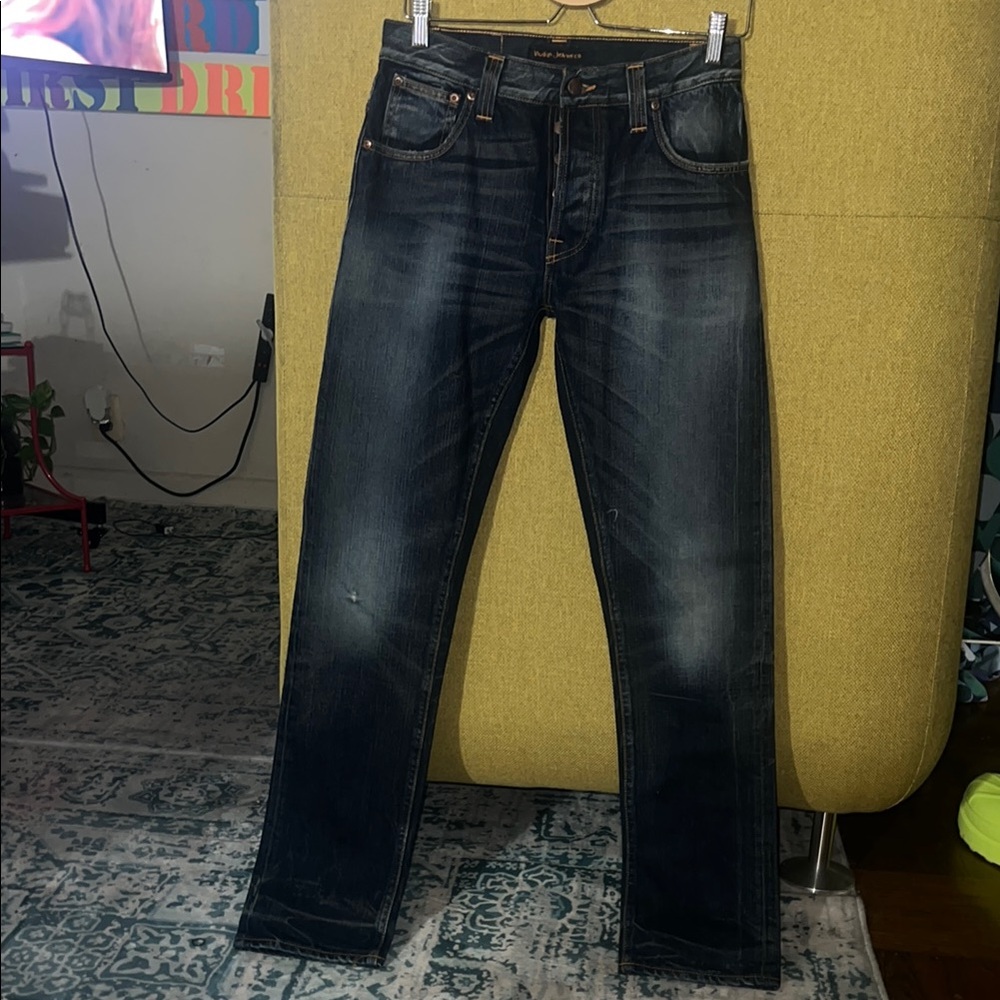 Men's Dark Blue Nudie Jeans